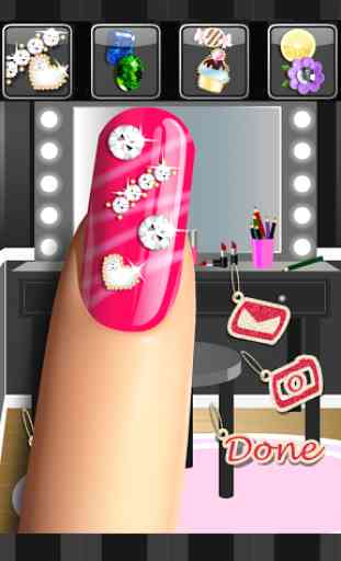 Glitter Nail Salon: Girls Game 1