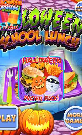 Halloween School Lunch Maker 1