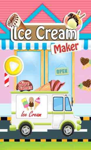 Ice Cream Maker Jeux de Filles 1