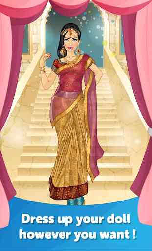 Indian Bride Dress Up Makeover 1