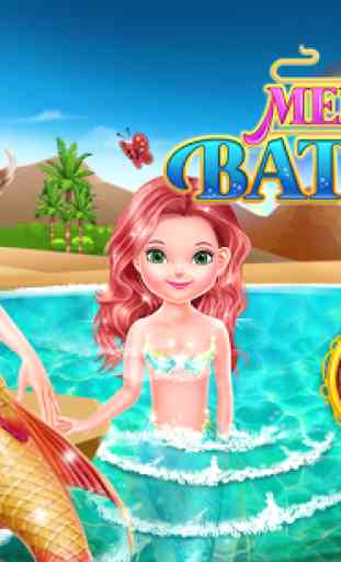 jeux de filles sirène de bain 1