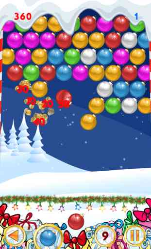 Jeux de Noël: Bubble Shooter 1