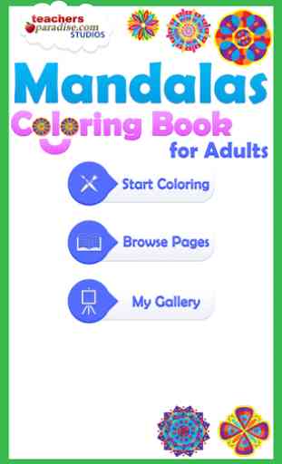 Adult Coloring Books: Mandalas 1