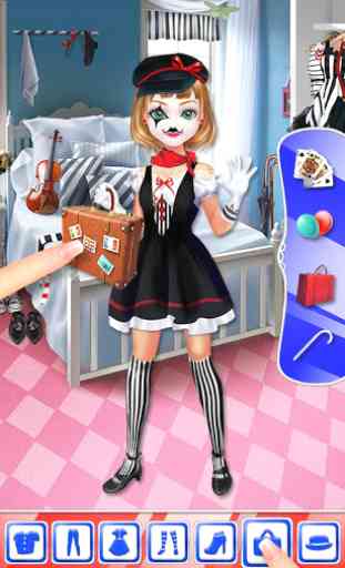 Mime Show Girl - Costume Party 4