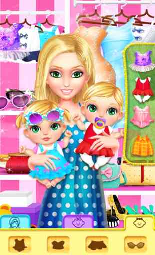 Mom's Twins: Baby Care Doctor 1