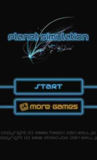 Planet simulation 4