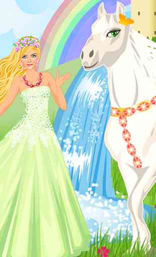 Princesse et cheval magique 1