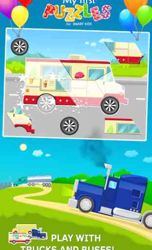 Puzzle vehicules enfants 1