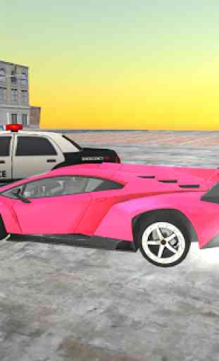 3D voiture de police chasser 4