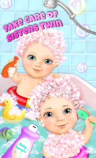 Sweet Baby Girl Twin Sisters 4