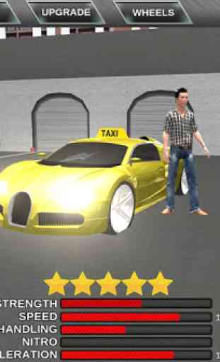 Taxi Driver course Mania 3D 3