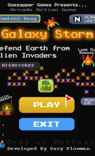 Tempête Galaxy: Invader 1