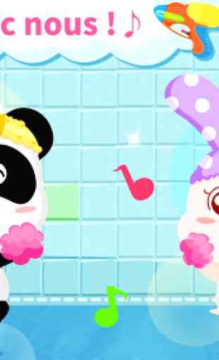 Toilette de bébé panda - Éveil 3
