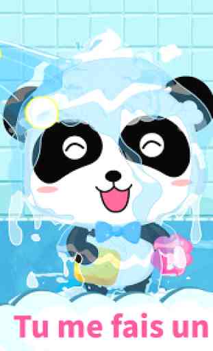 Toilette de bébé panda - Éveil 4