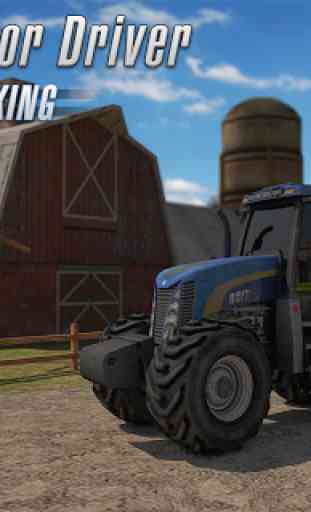 Tracteur agricole 3D Parking 1