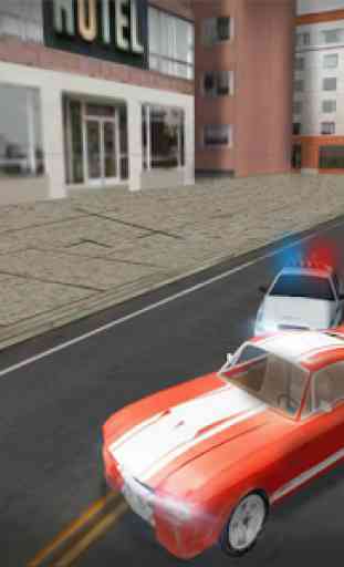 Traffic Police Car Driving 3D 3