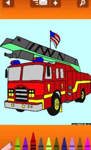 Vehicles Coloring Book Free 1