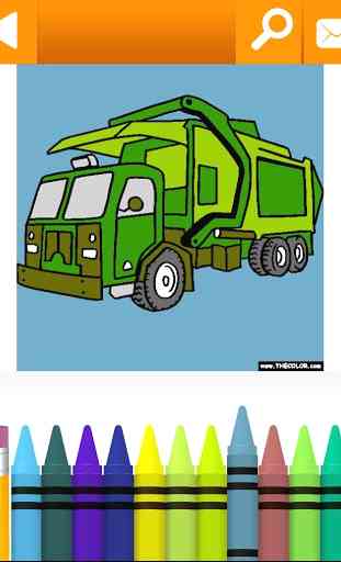 Vehicles Coloring Book Free 4