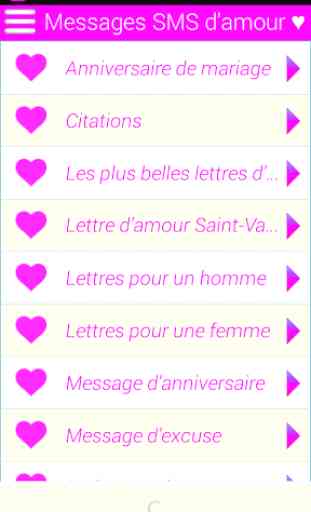 15 000+ Messages SMS d'amour ♥ 1