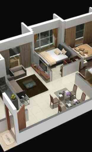 3D Home Designs Layouts 1