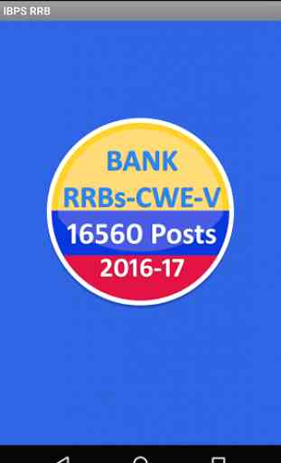 Bank RRB CWE-V –16560 Posts 1