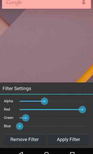 Blue Light Screen Filter App 1