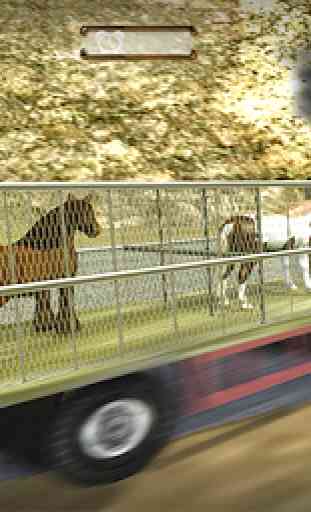 cheval sauvag camion transport 2