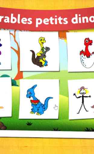 Coloriages de Dinosaure Enfant 2