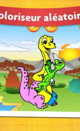 Coloriages de Dinosaure Enfant 4