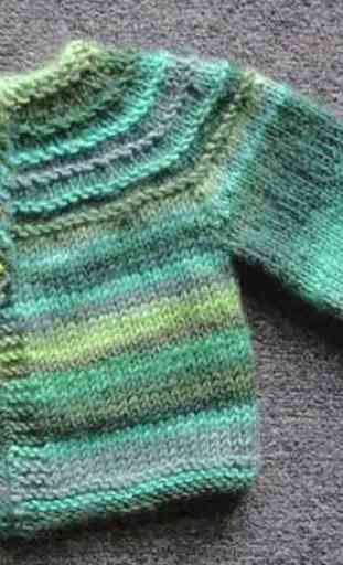 Crochet Pull bébé bricolage 1