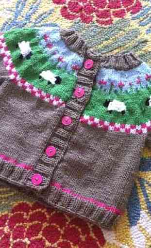 Crochet Pull bébé bricolage 2