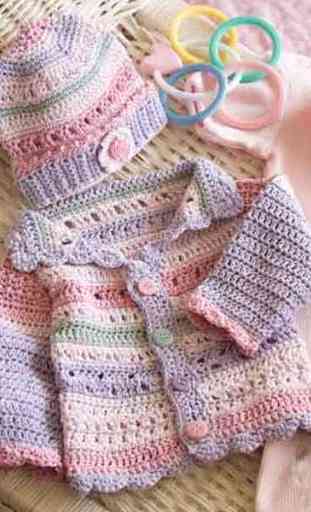 Crochet Pull bébé bricolage 3
