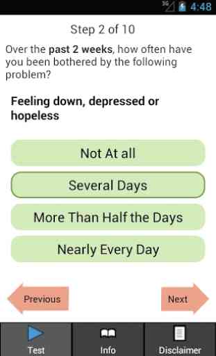 Depression Test 2
