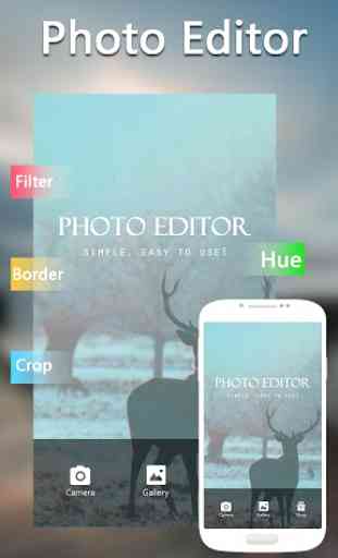 filtre pour photos et éditeur 1