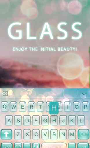 Glass Theme for Kika Keyboard 1
