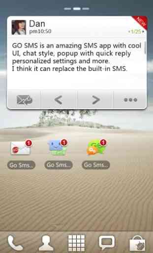GO SMS Pro Widget 2