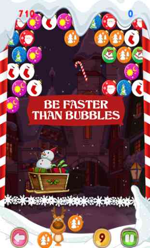Jeux de Noël: Bubble enfant 4