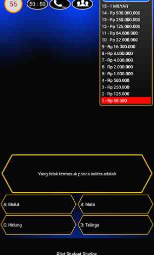 Kuis Millionaire Indonesia 4