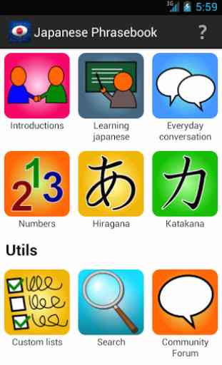Learn Japanese Phrasebook 1