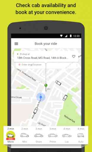 Ola cabs - Book taxi in India 1