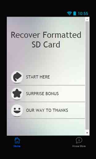 Recover Formatted SD Card Tip 1