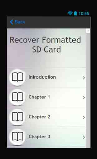 Recover Formatted SD Card Tip 2