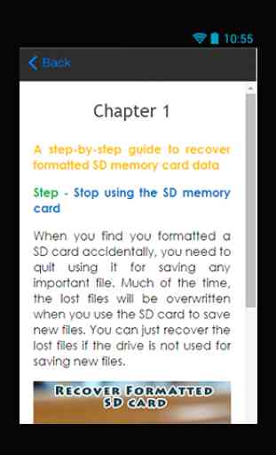 Recover Formatted SD Card Tip 3