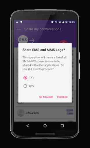 SMS/MMS & Call Logs to Email 3