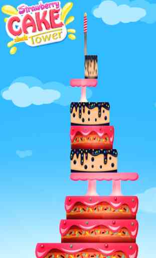 Strawberry Cake - Stack Tower 2