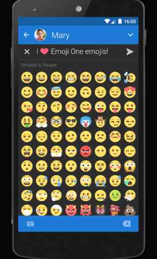 Textra Emoji - Emoji One Style 3