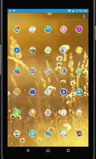 Theme for Galaxy S7 Gold 1