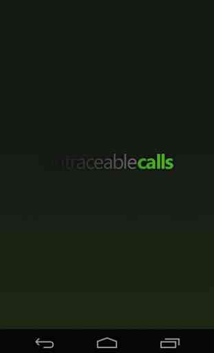 Untraceable Calls 1