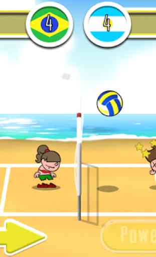 Volley-ball jeu de plage 2