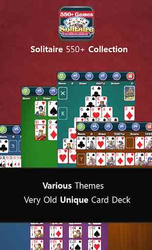 550+ Jeux de cartes Solitaire 1